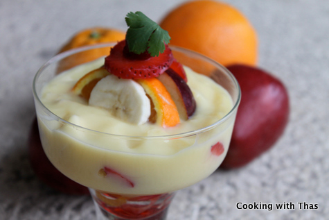 fruit salad vanilla pudding recipe