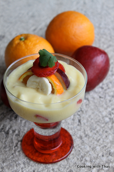 fruit salad vanilla pudding recipe