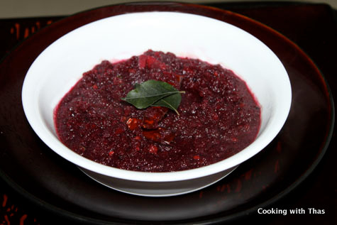 beetroot chutney thasneen