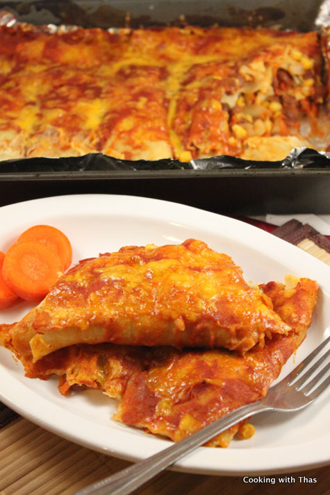 Enchiladas - Vegetarian Version - Cooking with Thas - Healthy Recipes ...