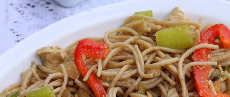 Pad Kee Mao with Spaghetti - Thai dish - Cooking with Thas - Healthy ...