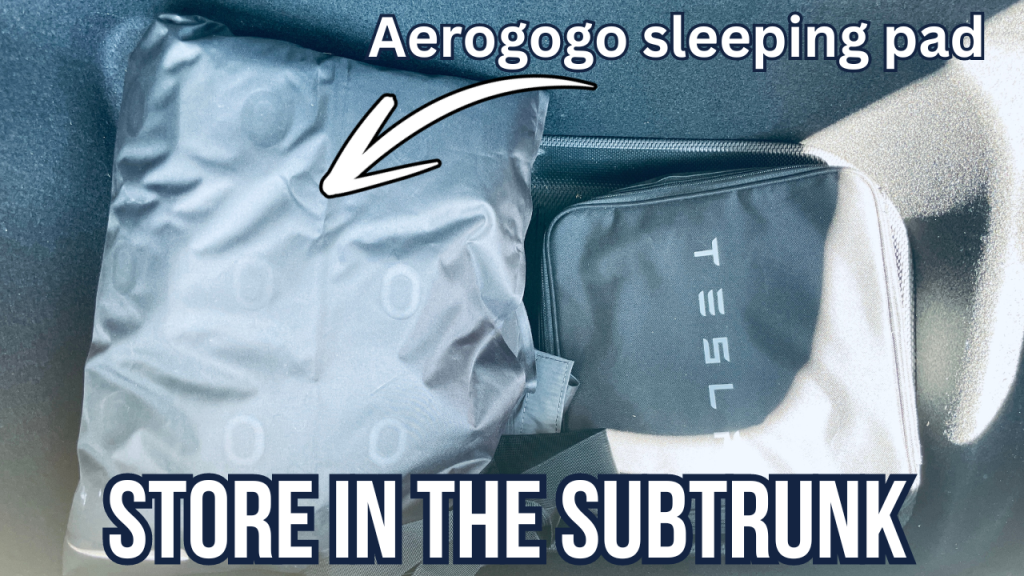 Aerogogo Sleeping Pad - Store in the subtrunk