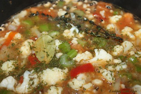 Cauli-Bean soup