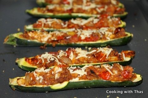 Baked Cheesy Zucchini
