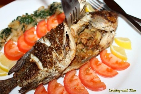 Shrimp Stuffed Tilapia