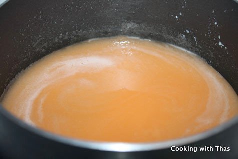 Cantaloupe pudding