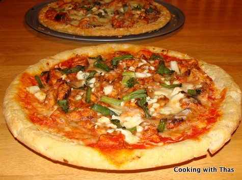 Wingless Buffalo Chicken Pizza