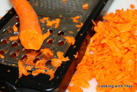 Grated carrot