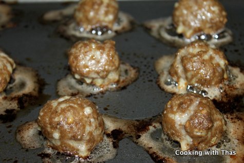 beef balls in the oven