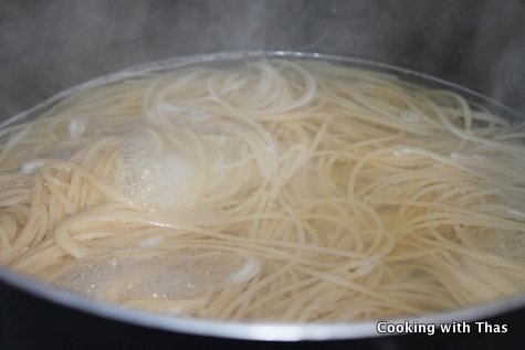 cooking pasta