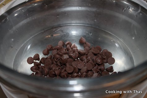 double boiling chocolate