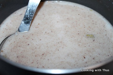heating hot chocolate
