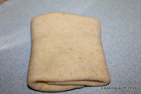 making paratha