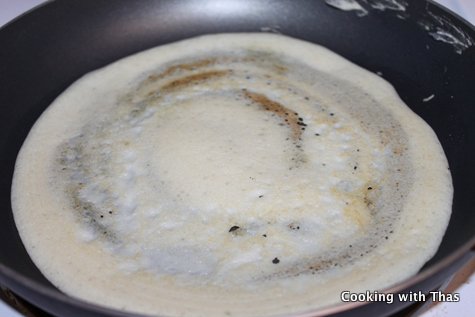 Making dosa
