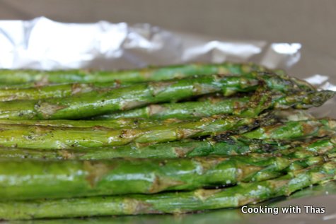 asparagus from griddle