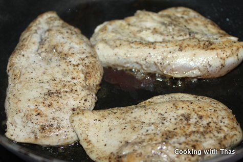 grilling chicken