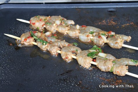 shrimp-on griddle