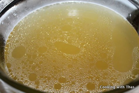 homemade chicken stock
