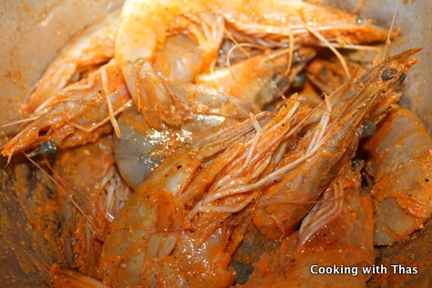 marinated shrimp