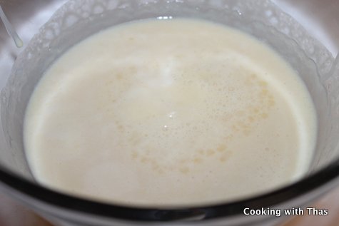 mixed ingredients