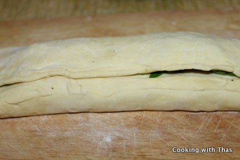 rolled spinach rolls