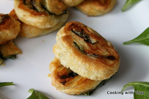 spinach cheese rolls