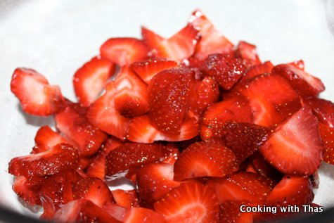 strawberry diced