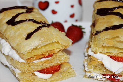 strawberry napoleon