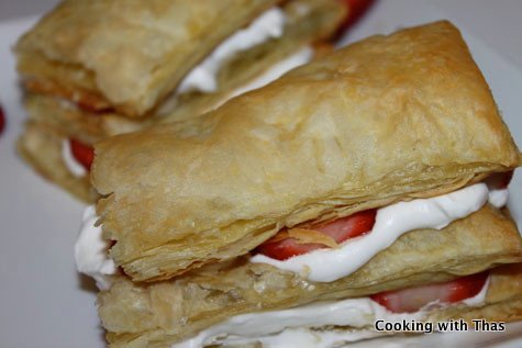 strawberry napoleon