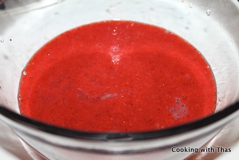 strawberry puree