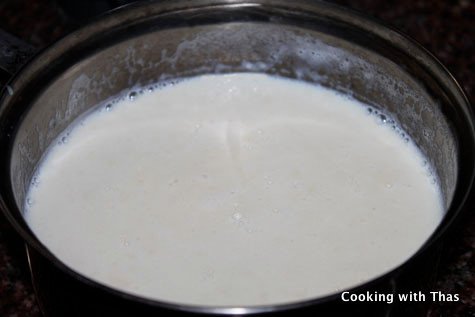 making-coconut-pudding