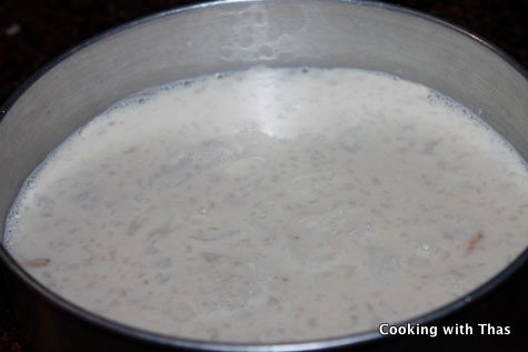 making tender coconut pudding