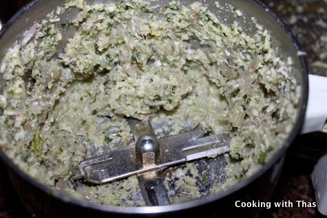 anchovy cutlet-making