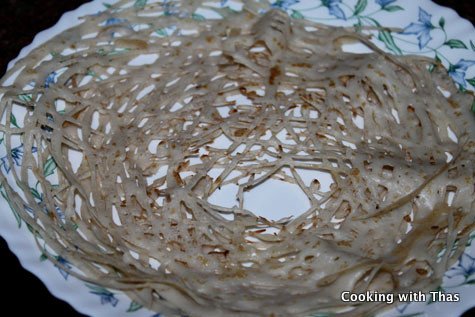 making-malaysian net crepe