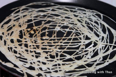 making malaysian net crepe