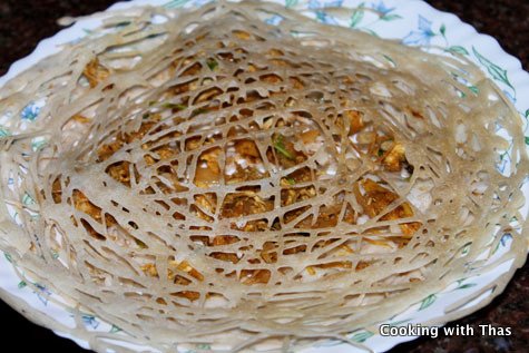 stuffing net crepes
