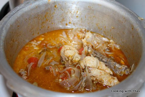 cooking chicken