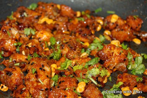 peanut seasme chicken