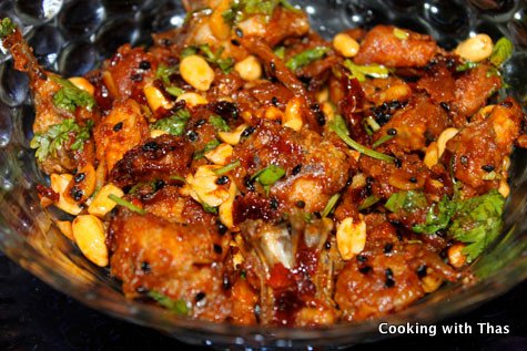 peanut sesame chicken