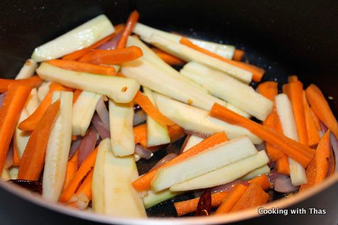 making soy-chicken