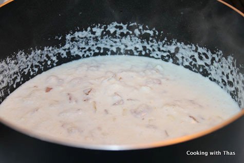 making the gravy