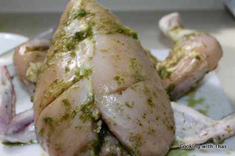marinating whole chicken