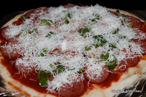 pizza with cheese