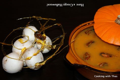 Roasted pumpkin soup