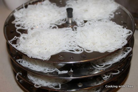 steamed idiyappam