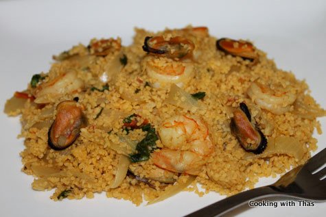 Seafood couscous