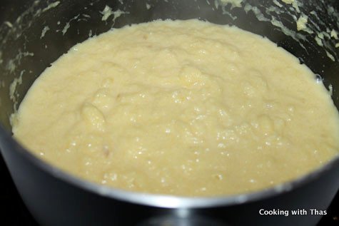 making-squash halwa