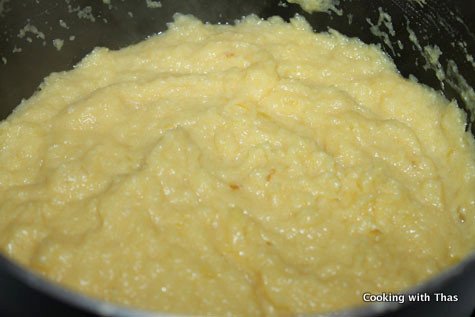 making squash halwa
