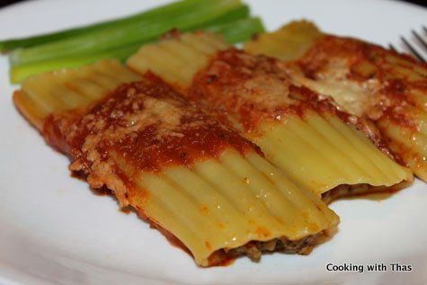 stuffed manicotti