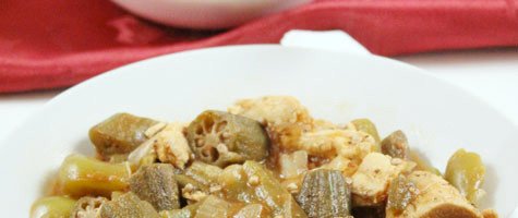 Baked Sweet Potato and Chicken in an Asian Sauce